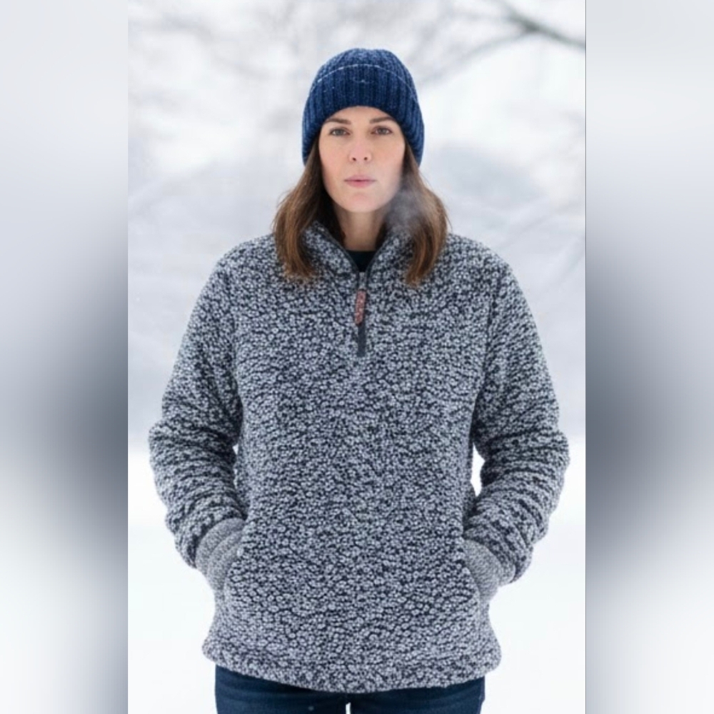 Weatherproof Women's Black and White Teddy Jacket Size M